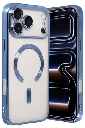 Newface İphone 17 Pro Max Kross Magneticsafe Kapak - Sierra Blue