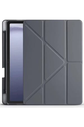 Newface Huawei Honor Pad X9 11.5 Kılıf Kalemlikli Mars Tablet Kılıfı - Koyu Gri