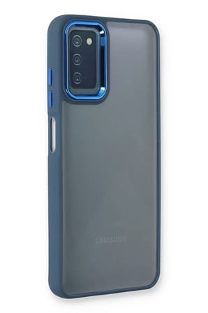 Newface Samsung Galaxy A03S Kılıf Dora Kapak - Mavi