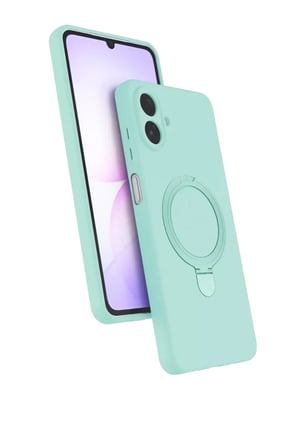 Newface Samsung Galaxy A07 4G Regal Magsafe Standlı Kapak - Su Yeşili
