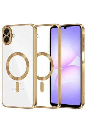 Newface Samsung Galaxy A07 4G Kross Magneticsafe Kapak - Gold