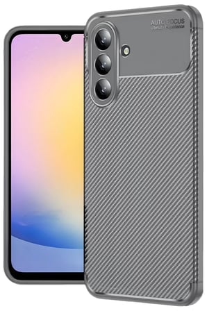 Newface Samsung Galaxy S25 Fe Auto Focus Karbon Kapak - Gri