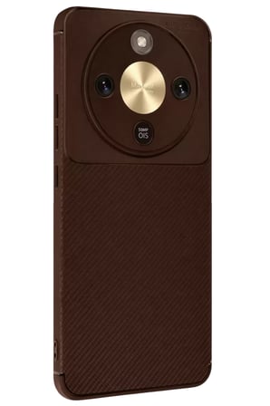 Newface Huawei Honor Magic 8 Lite Auto Focus Karbon Kapak - Kahverengi