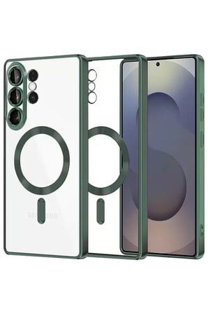 Newface Samsung Galaxy S26 Ultra Kross Magneticsafe Kapak - Koyu Yeşil