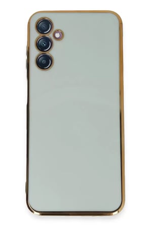 Newface Samsung Galaxy M14 5G Kılıf Volet Silikon - Açık Yeşil