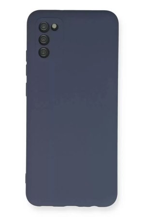 Newface Samsung Galaxy A03S Kılıf Nano İçi Kadife Silikon - Gri
