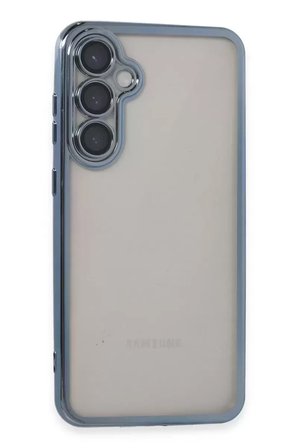 Newface Samsung Galaxy S23 Fe Kılıf Lensli Silikon - Açık Mavi