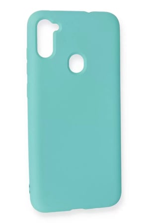 Newface Samsung Galaxy A11 Kılıf Nano İçi Kadife Silikon - Turkuaz