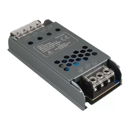 Ledx Aln-M12125 12 Volt 12.5 Amper 57X24X12Mm Ultra Slim Metal Kasa Adaptör