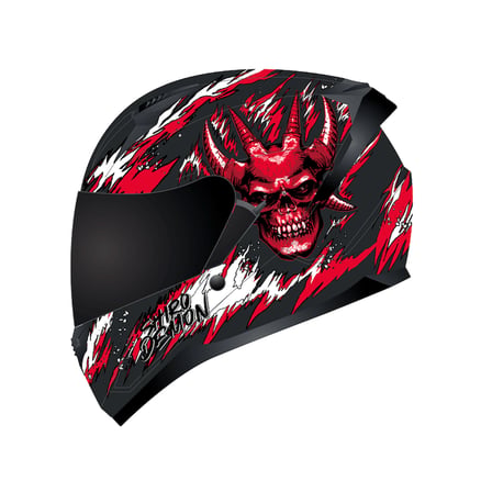 SHIRO 5061 KASK FF BLASTER DEMON 2XL(GÖZLÜKLÜ)