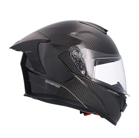 Shiro Carbon Sv Siyah Fullface Motosiklet Kaskı