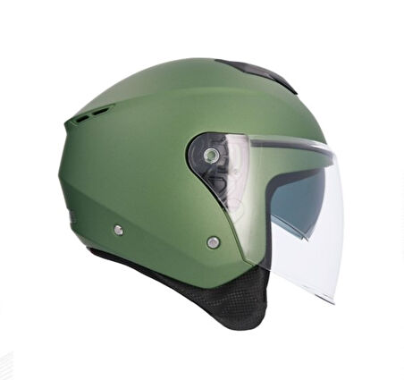 SHIRO 6055 S21 KASK JO IBIZA M.C SV 2XL 6364 ASKERİ YEŞİL