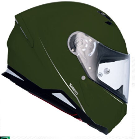 SHIRO KASK 100114 FULLFACE HUNTER M.C MATT_XL GREEN