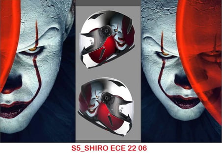 SHIRO 4046 S05 KASK FF HUNTER E. CLOWN_M 5758 GR