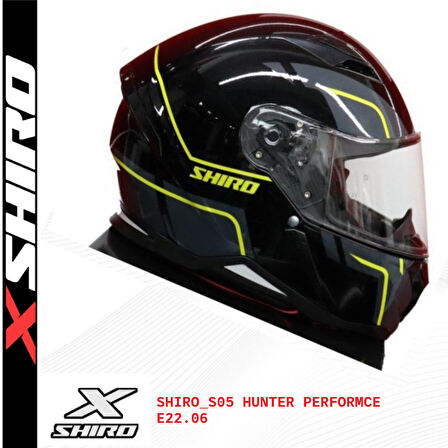 SHIRO KASK 100115 FULLFACE HUNTER PERFORMC_L