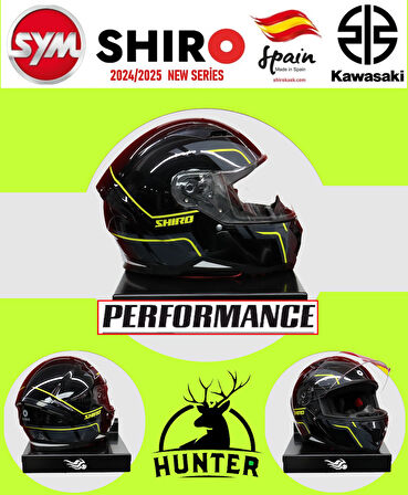 SHIRO KASK 100115 FULLFACE HUNTER PERFORMC_L