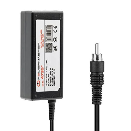 PM-4735* 16 VOLT - 3 AMPER TOS FİŞLİ RCA SANTRAL ADAPTÖRÜ