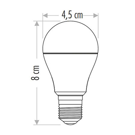 Led Ampul 6400K 6W