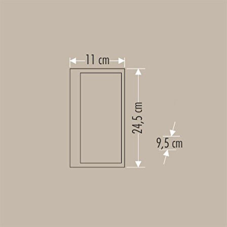 Bahçe Led Aplik Barbados Modern IP44 3200K 30W