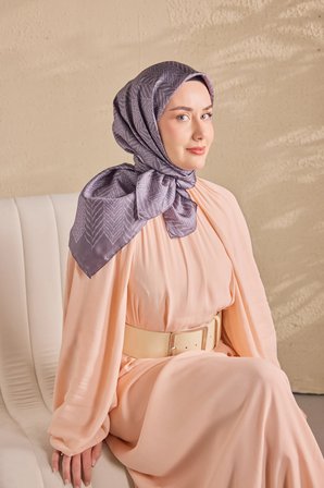 Silk Home Twill İpek Desenli Eşarp 11520