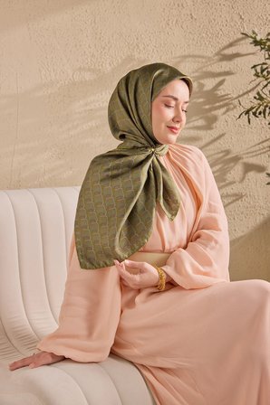 Silk Home Twill İpek Desenli Eşarp 11521