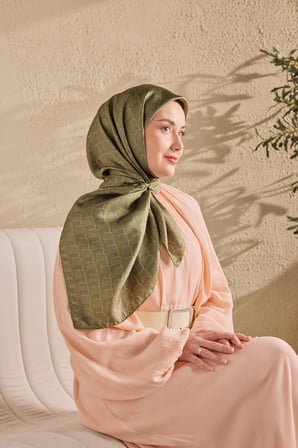 Silk Home Twill İpek Desenli Eşarp 11521
