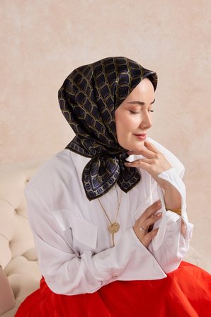 Silk Home Twill İpek Desenli Eşarp 11521