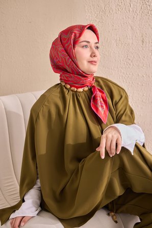 Silk Home Twill İpek Desenli Eşarp 11522