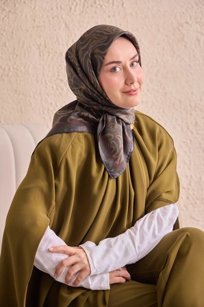 Silk Home Twill İpek Desenli Eşarp 11522