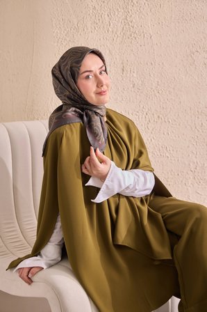 Silk Home Twill İpek Desenli Eşarp 11522