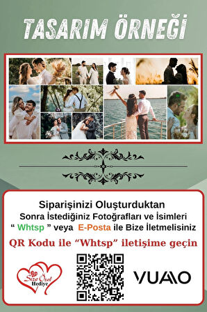 Kişiye Özel İsimli 10 Fotoğraflı Kolaj Kupa Bardak, İsme Özel Kişiselleştirilmiş Hediye Kupa Bardağı