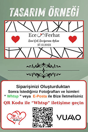 Kişiye Özel İsimli & Tarihli Desenli Kupa Bardak - İsme Özel  Baskılı Kupa Bardağı
