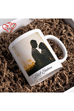 Kişiye Özel Fotoğraflı ve İsimli Kupa Bardak