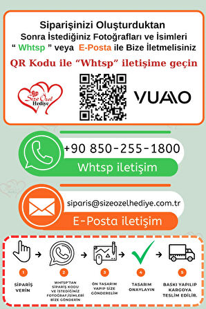 Kişiye Özel İsimli Siyah Beyaz Temalı Kupa Bardak - Size Özel Hediye