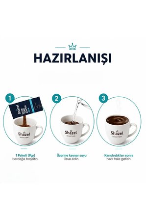 Hazır Türk Kahvesi Orta - 9 Gr. 12 Adet*1 (Kutu)