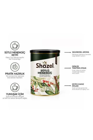 Menengiç Kahvesi Teneke Kutu 250gr | Kafeinsiz | Geleneksel | Sütlü Menengiç Kahvesi