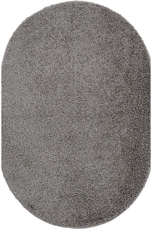 Soft Shaggy Doğal Kaymaz Taban Oval Halı 80x120 - 100x150 - 120x180