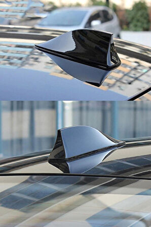 Dacia Dokker 2012-2015 Elektrikli Siyah Shark Balina Anten Piano Black