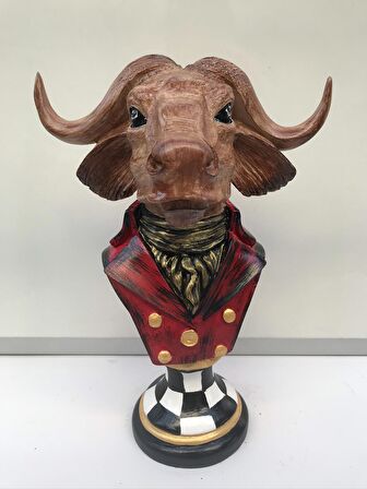Boğa Model Dekoratif Obje/Biblo