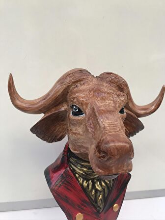 Boğa Model Dekoratif Obje/Biblo