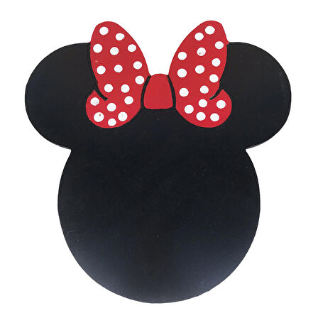 Sister Home Design Mickey Mouse 32x35 cm Asimetrik Çok Renkli Silinebilir Mickey Mouse Amerikan Servis Takımı Tek Kişilik