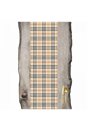 İskoç Ekose Model 8 Burbery Ranır - Runner