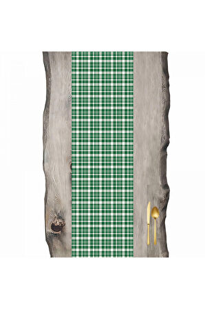 Yeşil Beyaz Model 2 Tartan Ranır - Runner