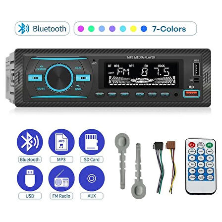 PREMIO KAC38 7 ÇİFT USB/SD/FM/AUX/BLUETOOTH KUMANDALI MEKANİKSİZ TEYP 4X55 WATT