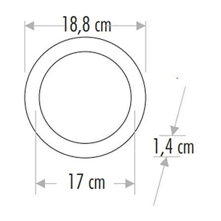 Panel Spot Beyaz Kasa Beyaz Işık 6500K 15W