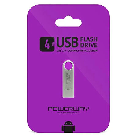 4 GB METAL USB FLASH BELLEK