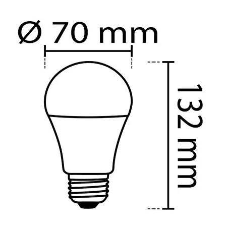 Led Ampul 15W E27 6500K