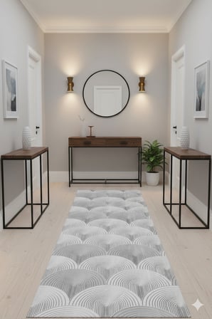 Kaymaz Tabanlı Kesme  Salon Koridor Mutfak Yatak Odası Halısı 3024 BEJ