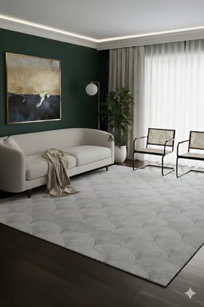 Kaymaz Tabanlı Kesme  Salon Koridor Mutfak Yatak Odası Halısı 3024 BEJ