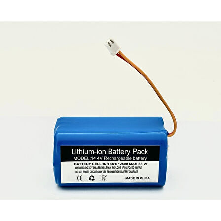 Shark Ion RV700_N Robot Süpürge 2600 mAh 14.4 V  Batarya – Orjinal Uyumlu Uzun Ömürlü, Yüksek Performans Pil